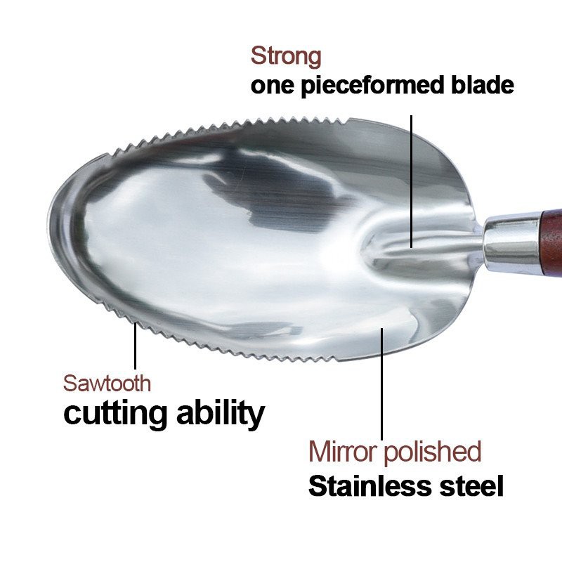 Stainless Steel Soil Scoop head